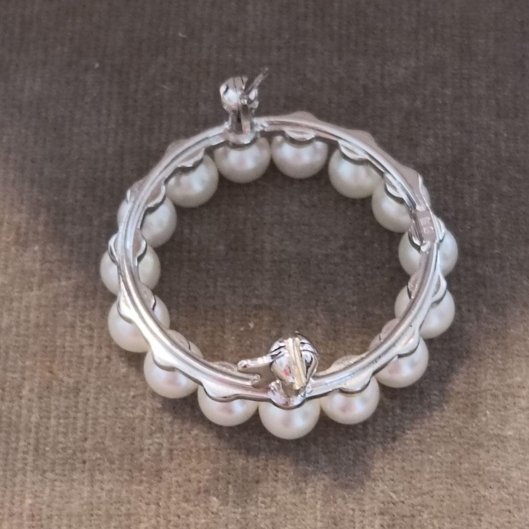 ミキモト ブローチ パール サークル フォーマル 箱なし～