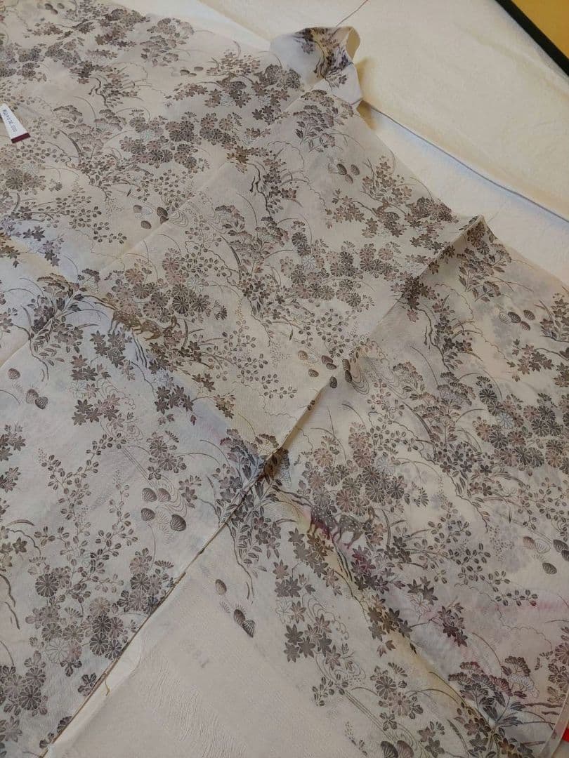 訪問着84正絹　仮絵羽 夏物