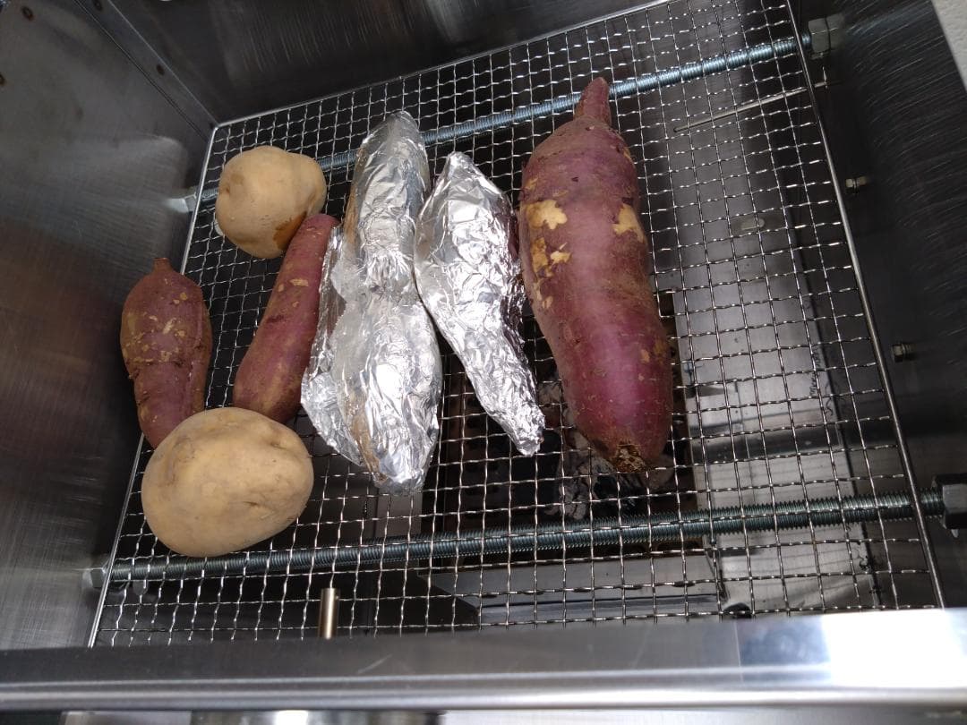 台数限定 値下げ「炭火」焼きいも機 七輪 ステンレス釜 壷 送料込 祭り KG1