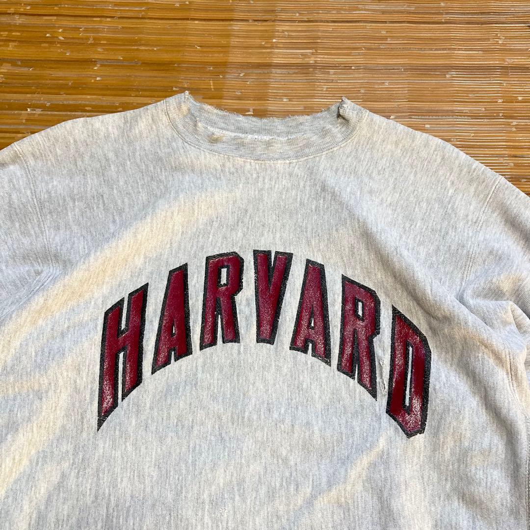 90sUSA製Champion HARVARDリバースウィーブ XLボロの美学