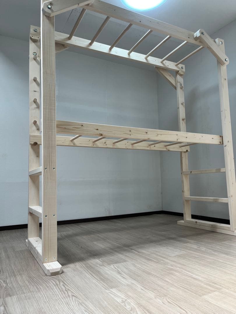 こむ　うんていタイプA 幅＋10cm 握り棒30mm 登り棒