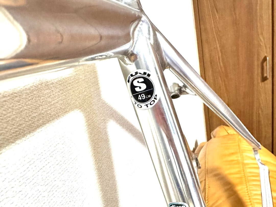 【希少】FUJI BARRACUDA ハイポリッシュ ロードバイクフレーム