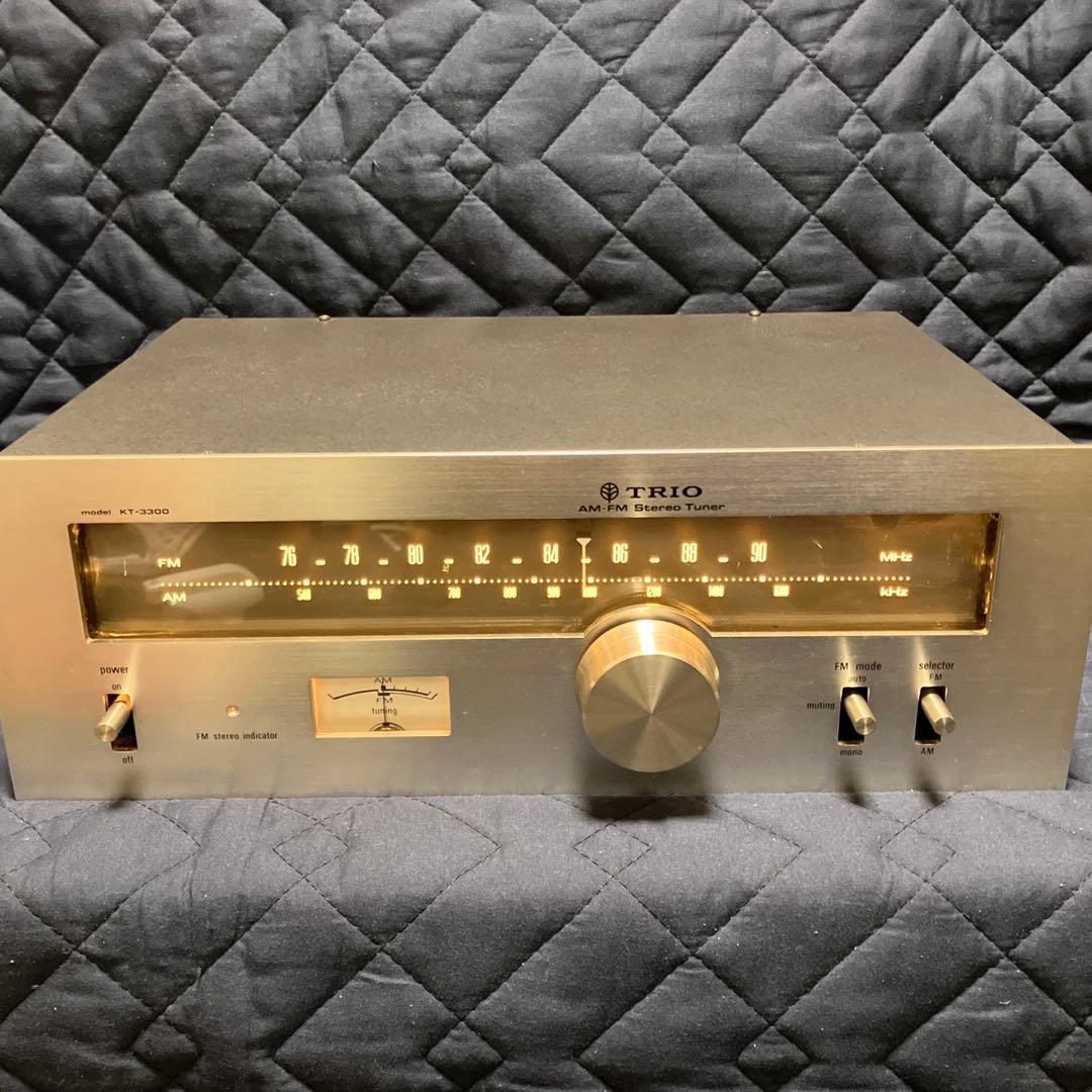 【3日間決算バーゲン】《完動品トリオ　KT3300 AM-FM ステレオチューナ