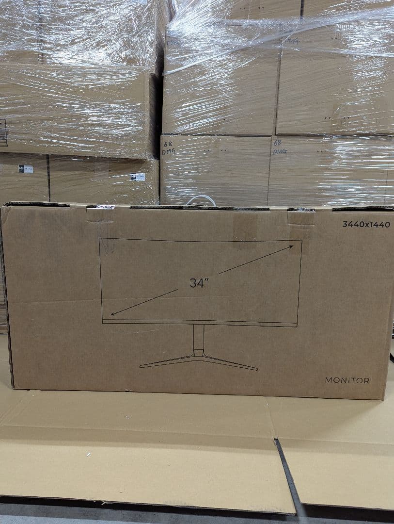 cocopar モニター 34インチ UWQHD曲面PCモニター HG-4K34