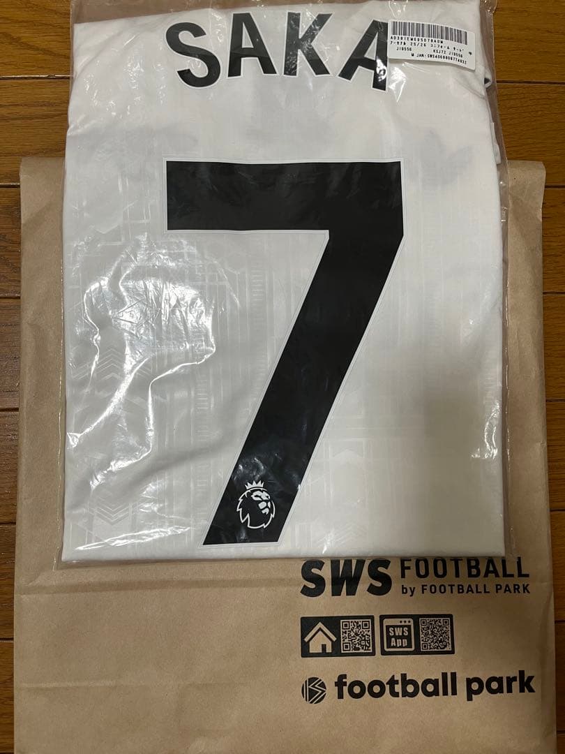 【正規品】アーセナル25-26 3rdユニフォーム サカ 7番 半袖 Mサイズ