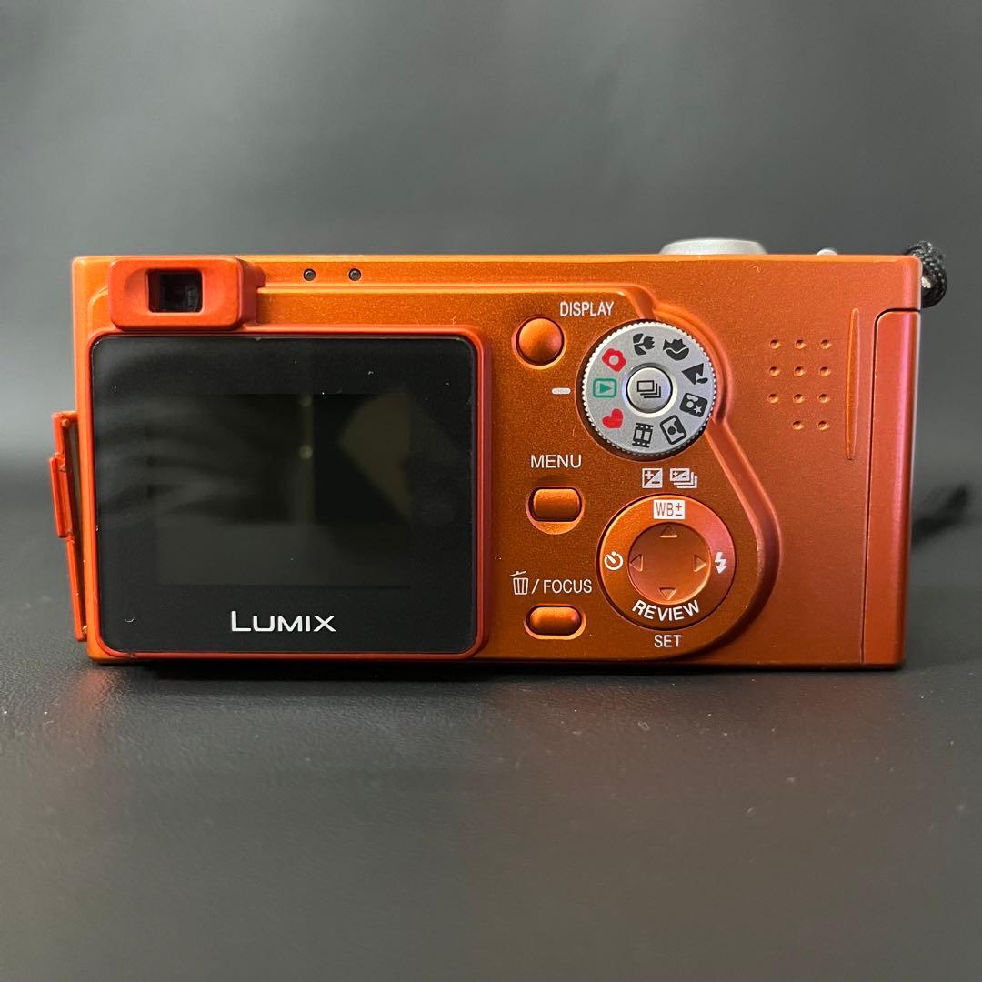 【動作確認済/極美品】Panasonic LUMIX DMC-FX1 オレンジ