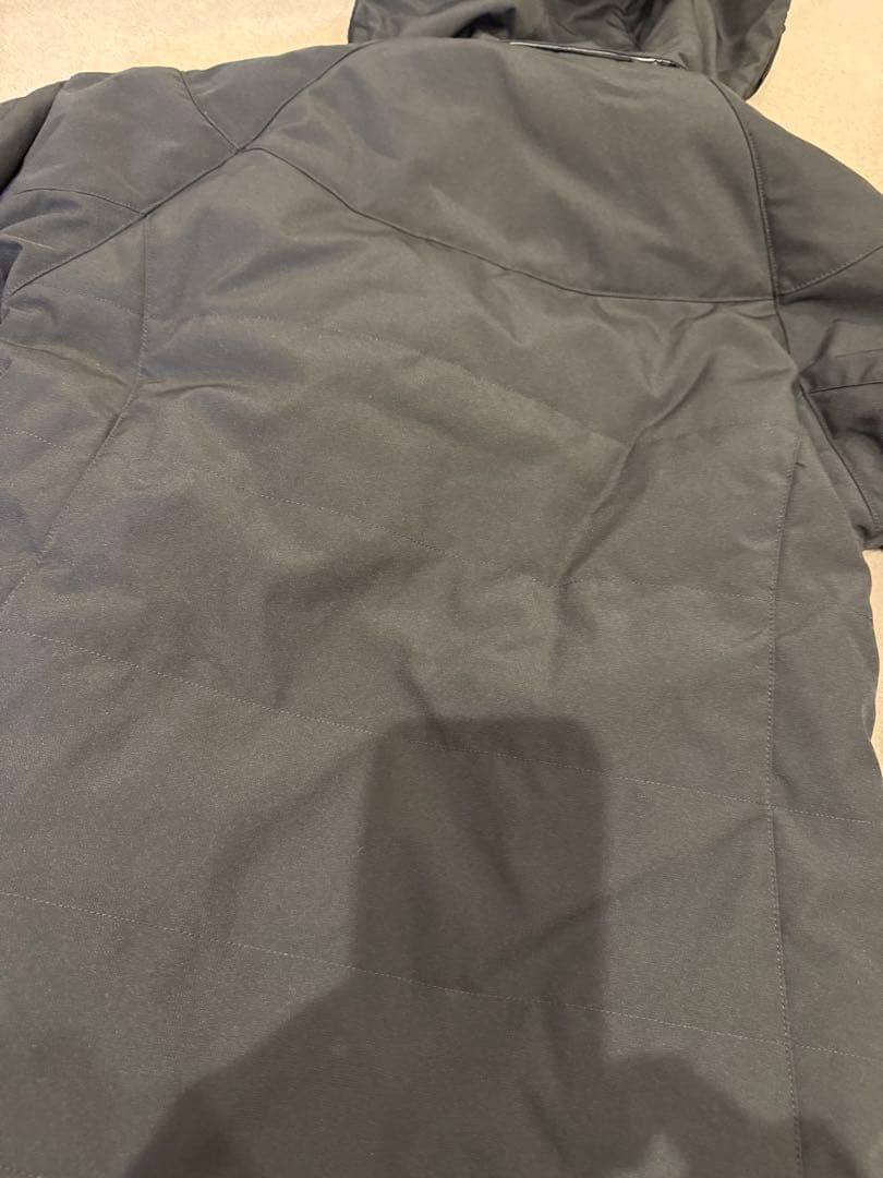 DESCENTE 子ども用スキーウェア 黒とピンク