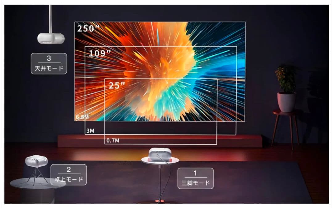 新品未開封 ONOAYO 1080P プロジェクター