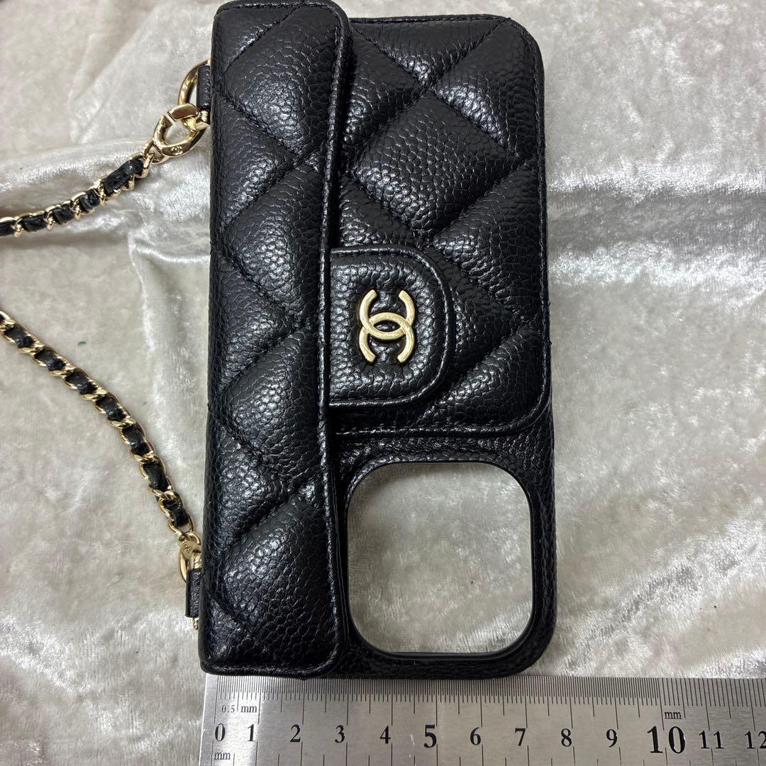 CHANEL シャネル マトラッセ iPhoneケース 6.1インチ相当