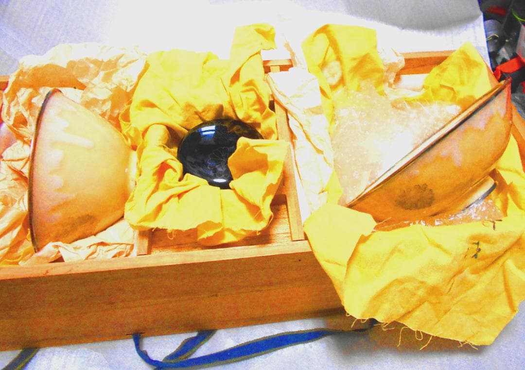 七宝焼き抹茶茶碗（大、小、ナツメ）