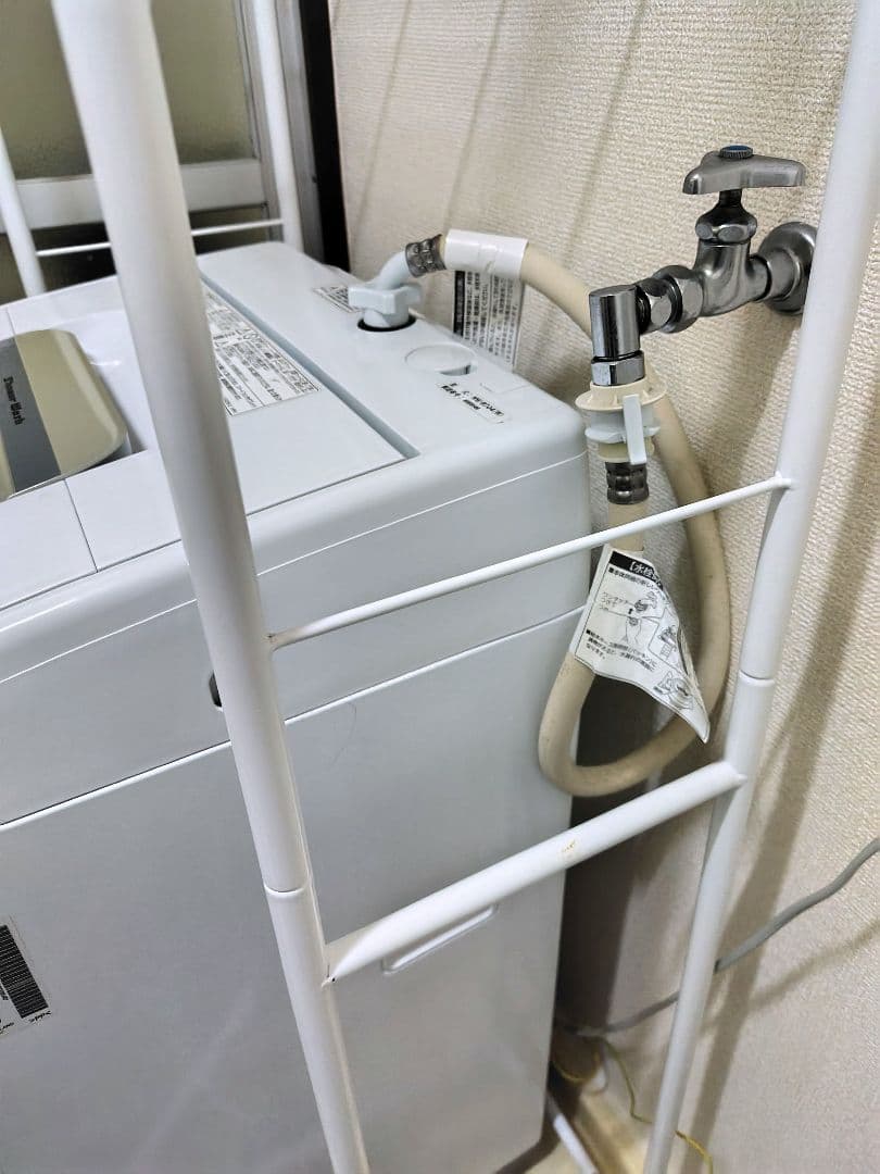 おまけ☆IKEA洗濯棚つき☆ 日立 全自動洗濯機 7kg NW-R705 W