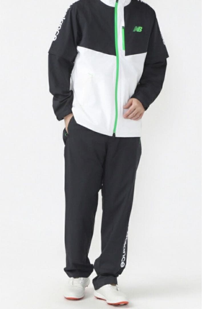 新品正規品ニューバランスゴルフ/6】レインウェア上下セットアップ撥水透湿