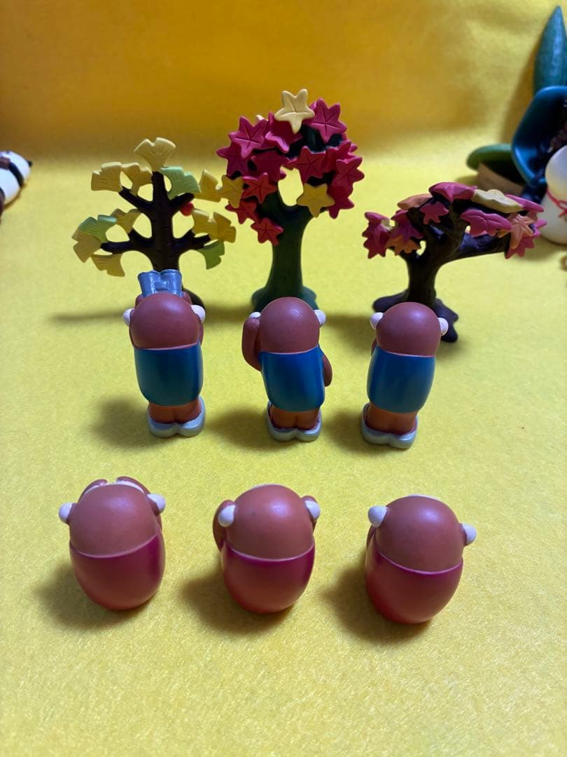 コンコンブル　三猿　ポジティブ三猿　イチョウ　もみじ　朝顔　その他