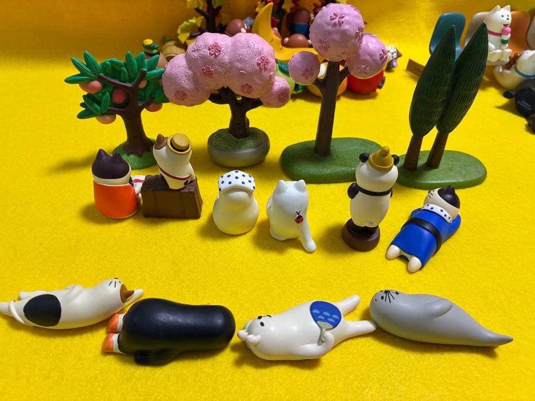 コンコンブル　三猿　ポジティブ三猿　イチョウ　もみじ　朝顔　その他