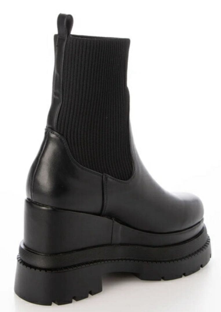 EVOL イーボル 11cmニットショートブーツ　Sサイズ