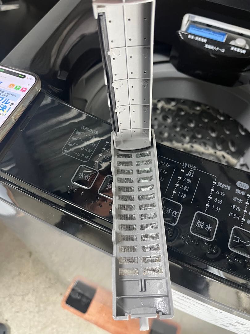 女性オーナー！ニトリ 洗濯機 6kg NTR60 BK2022年T