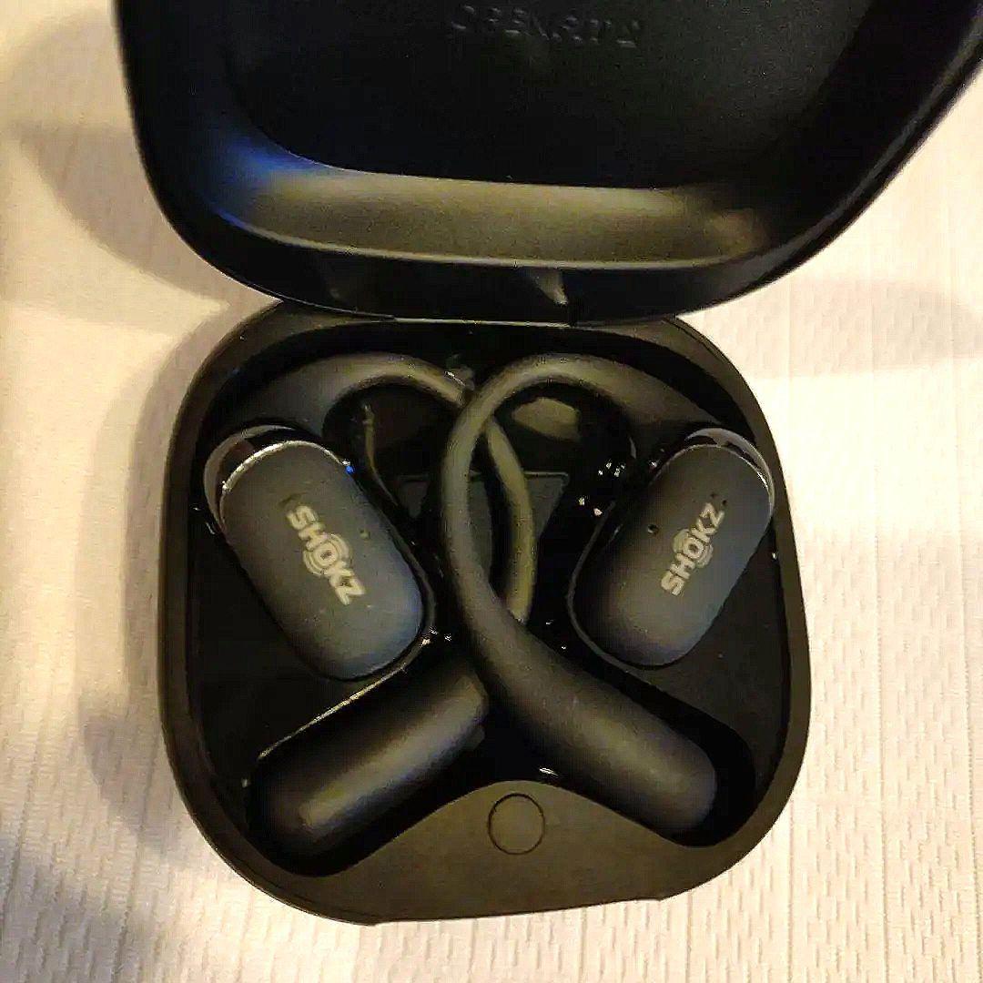 SHOKZ OPENFIT 2 ワイヤレスイヤホン ブラック