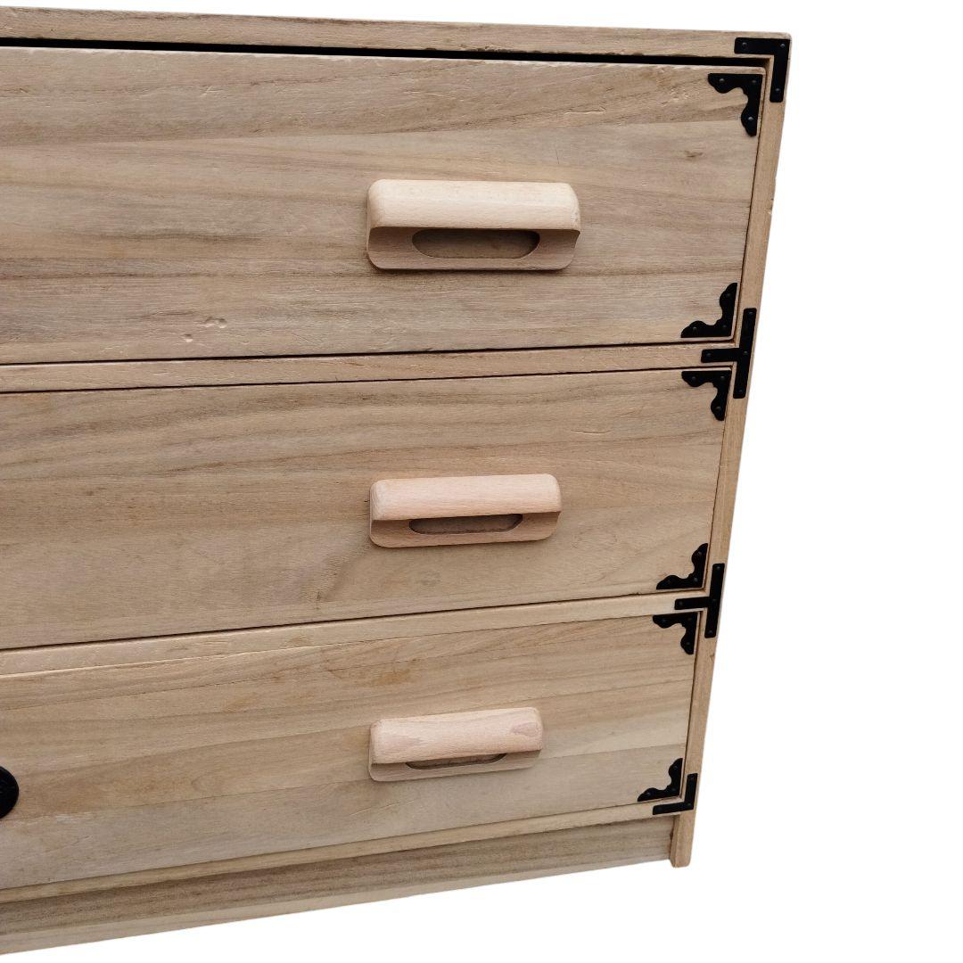 桐箪笥 3段 和家具 タンス 着物 高級 希少 昭和レトロ