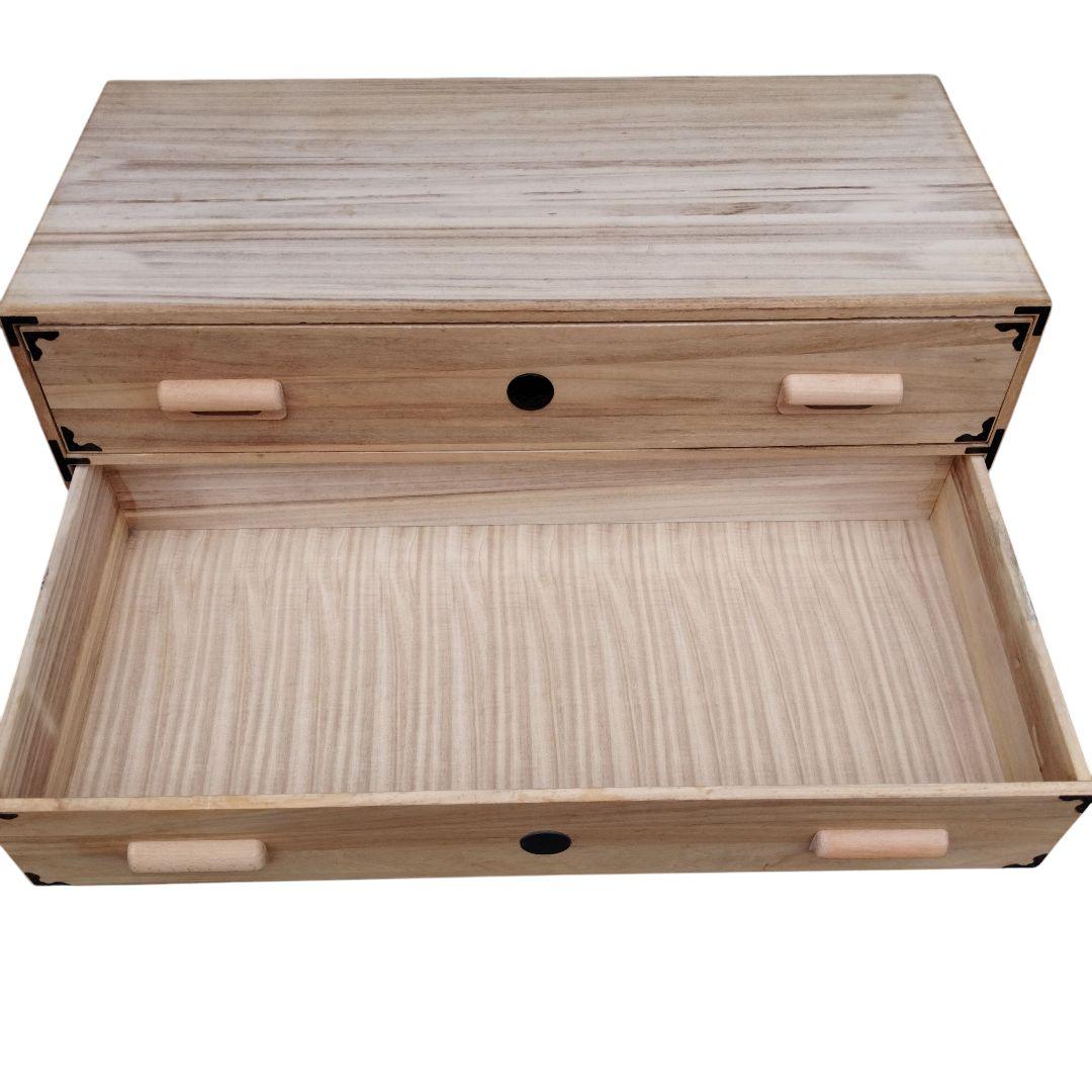 桐箪笥 3段 和家具 タンス 着物 高級 希少 昭和レトロ