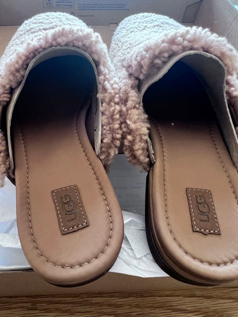 UGG シープスキン ミュール ベージュ