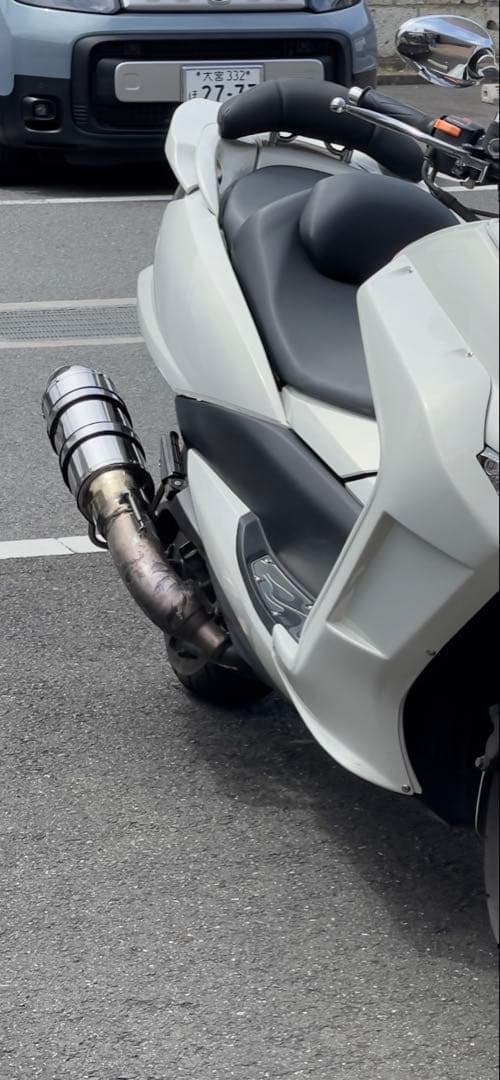 ゆっちぃヤマハ マジェスティ4D9 マフラー SG20J 朝倉商事製？中古