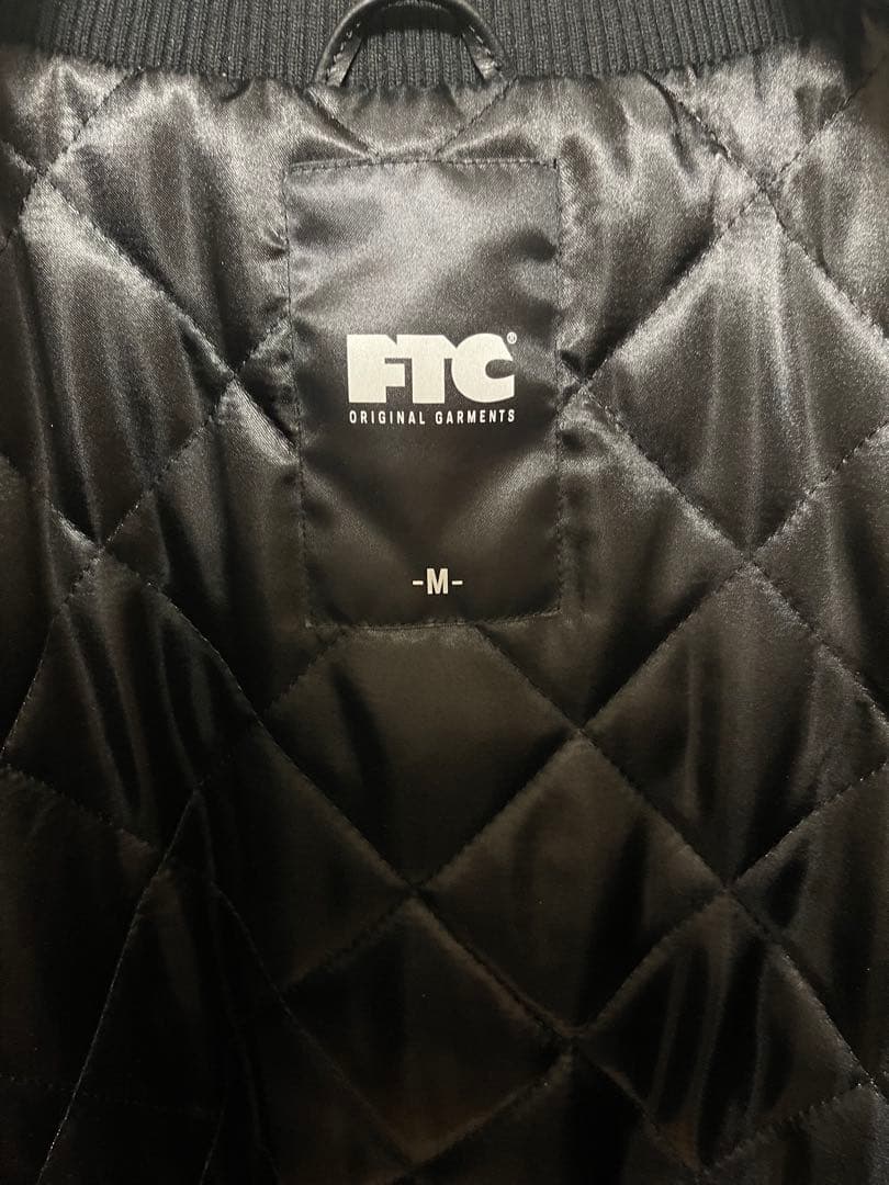 ftc SF VARCITY JACKET サンフランシスコ　スタジャンM 黒