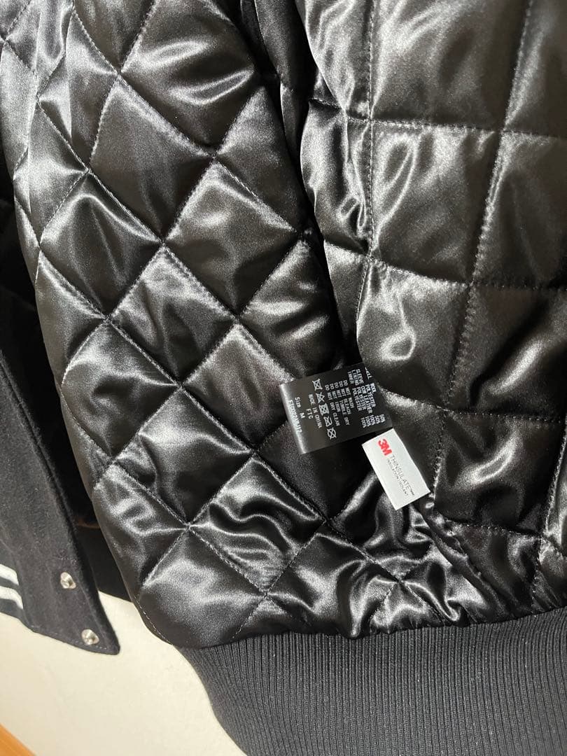 ftc SF VARCITY JACKET サンフランシスコ　スタジャンM 黒