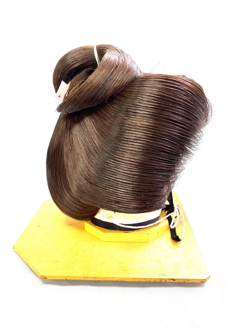 今西、Ｍサイズ、中古舞踊かつら、日本髪かつら、大衆演劇かつら、ケース付き