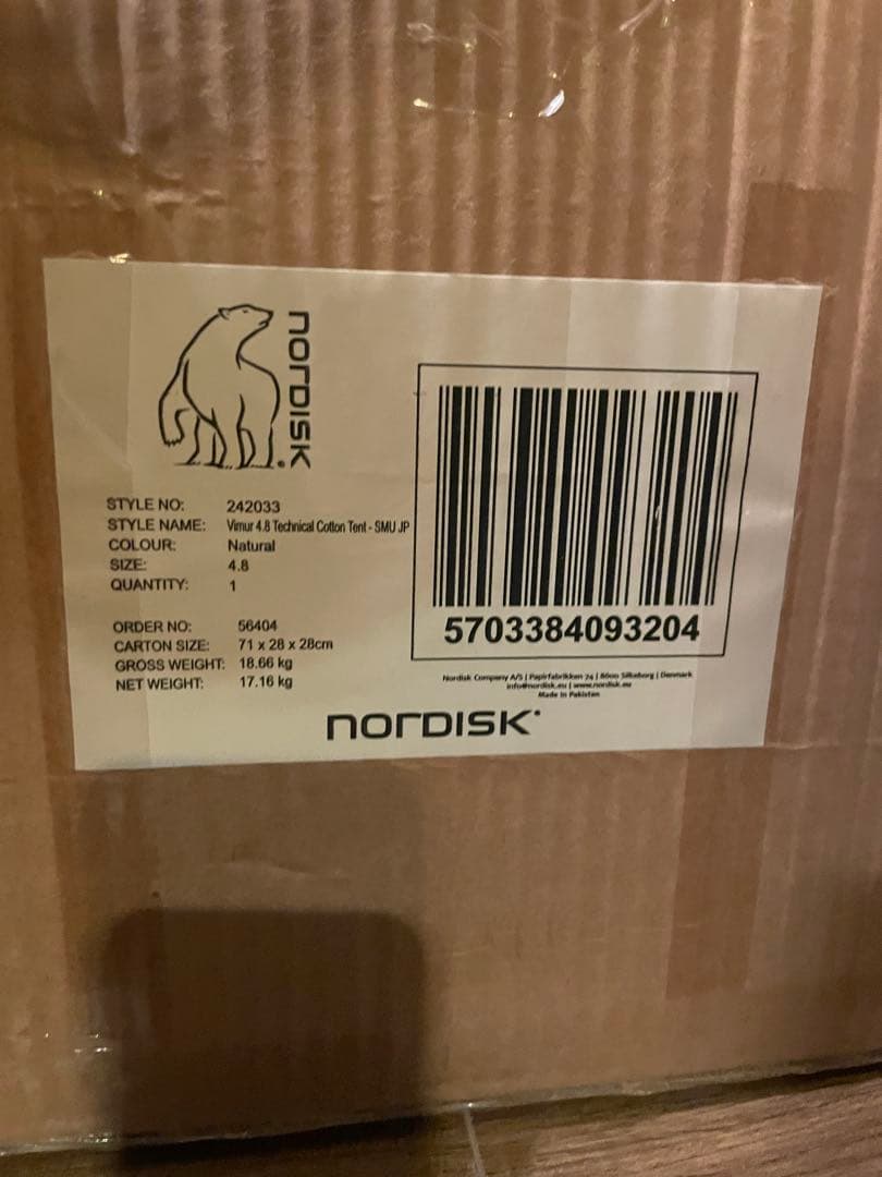 【本日限り】【新品未使用】NORDISK Vimur 4.8ヴィムル 4.8