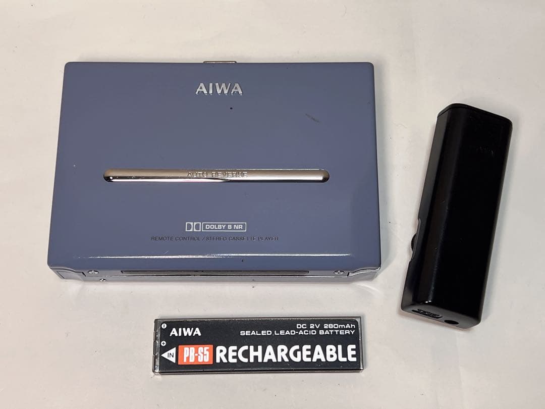 Aiwa HS-PL55 ポータブルステレオカセットプレーヤー。