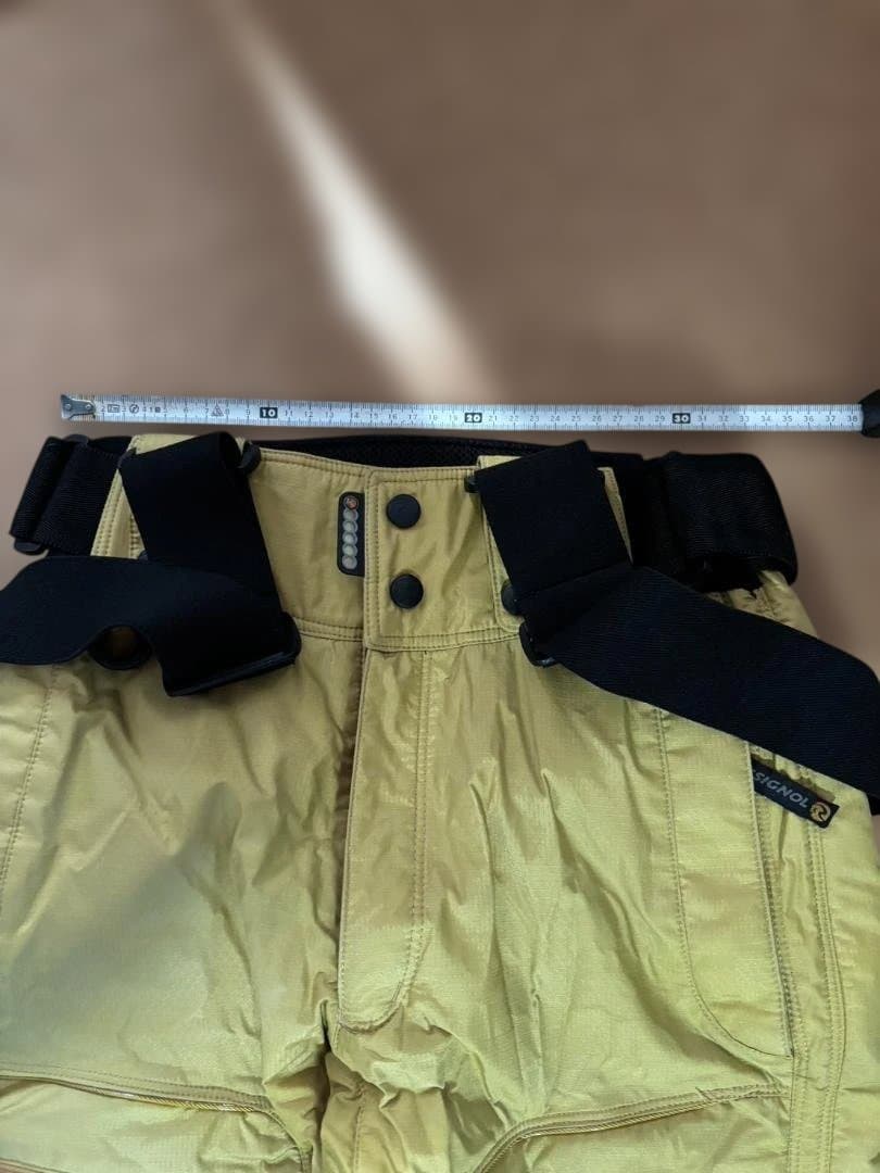 ROSSIGNOL スキーウェア SSサイズ イエロー