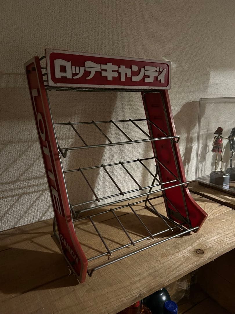 超希少　LOTTE ディスプレイラック 赤 3段式　非売品　 ※期間限定値下中