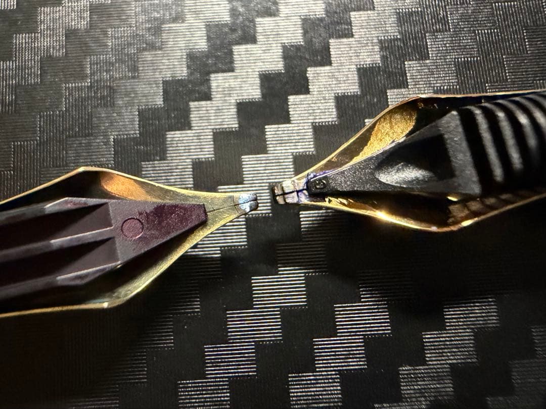 美品 モンブラン ボエム ヴェール 万年筆 BB 極太字