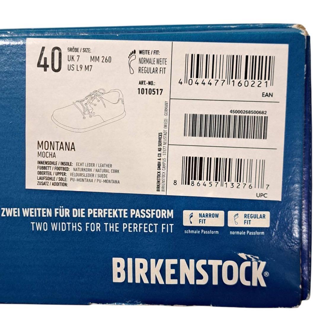 新品 BIRKENSTOCK MONTANA ビルケン　モンタナ 26 40