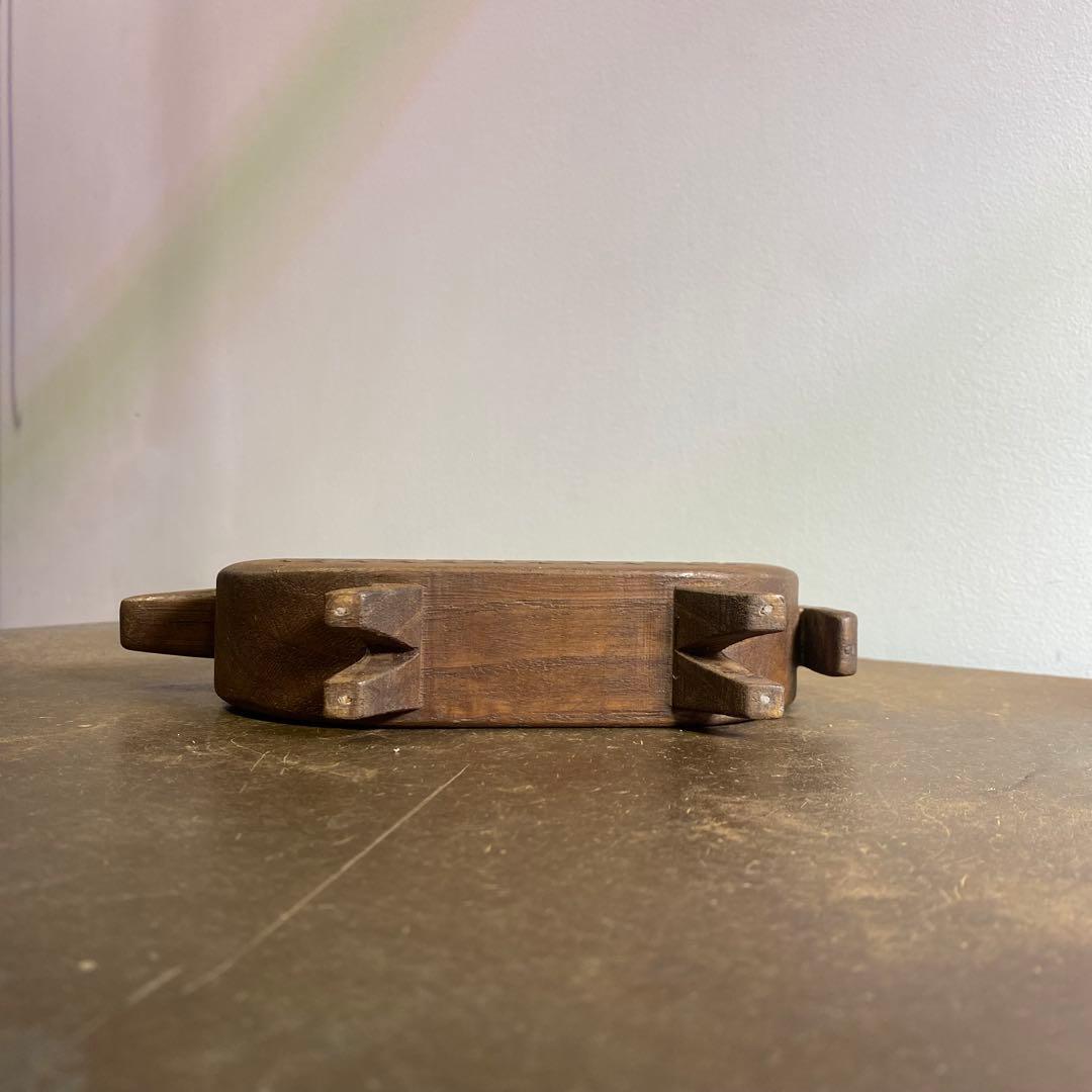 イタリア 木彫りの野生の羊アンティーク