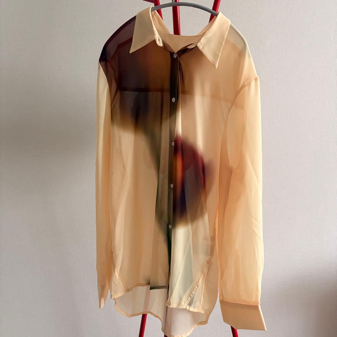 KnuthMarf フラワープリンシアーシャツS