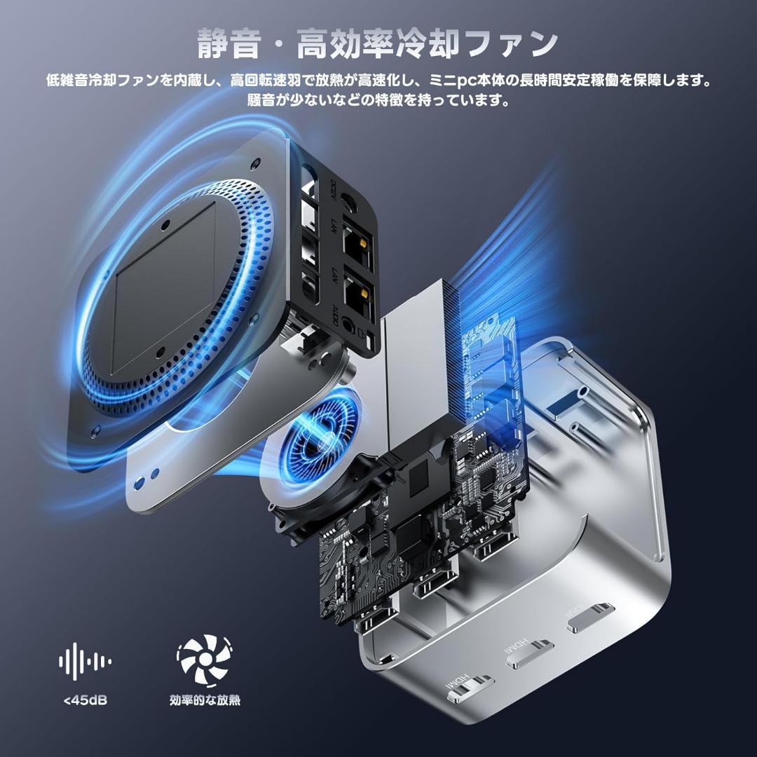 ❣️セール❣️ ミニpc 動作サクサク 最大3.4GHz 小型pc