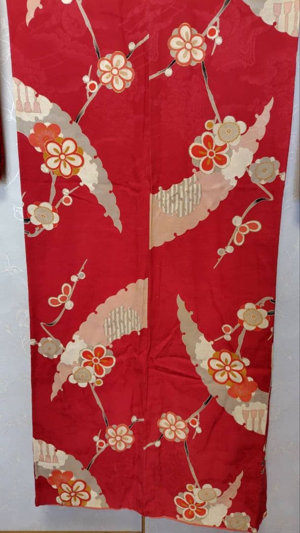 RK378アンティーク子供着物着丈147センチ裄丈63センチ綺麗美品正絹ジュニア