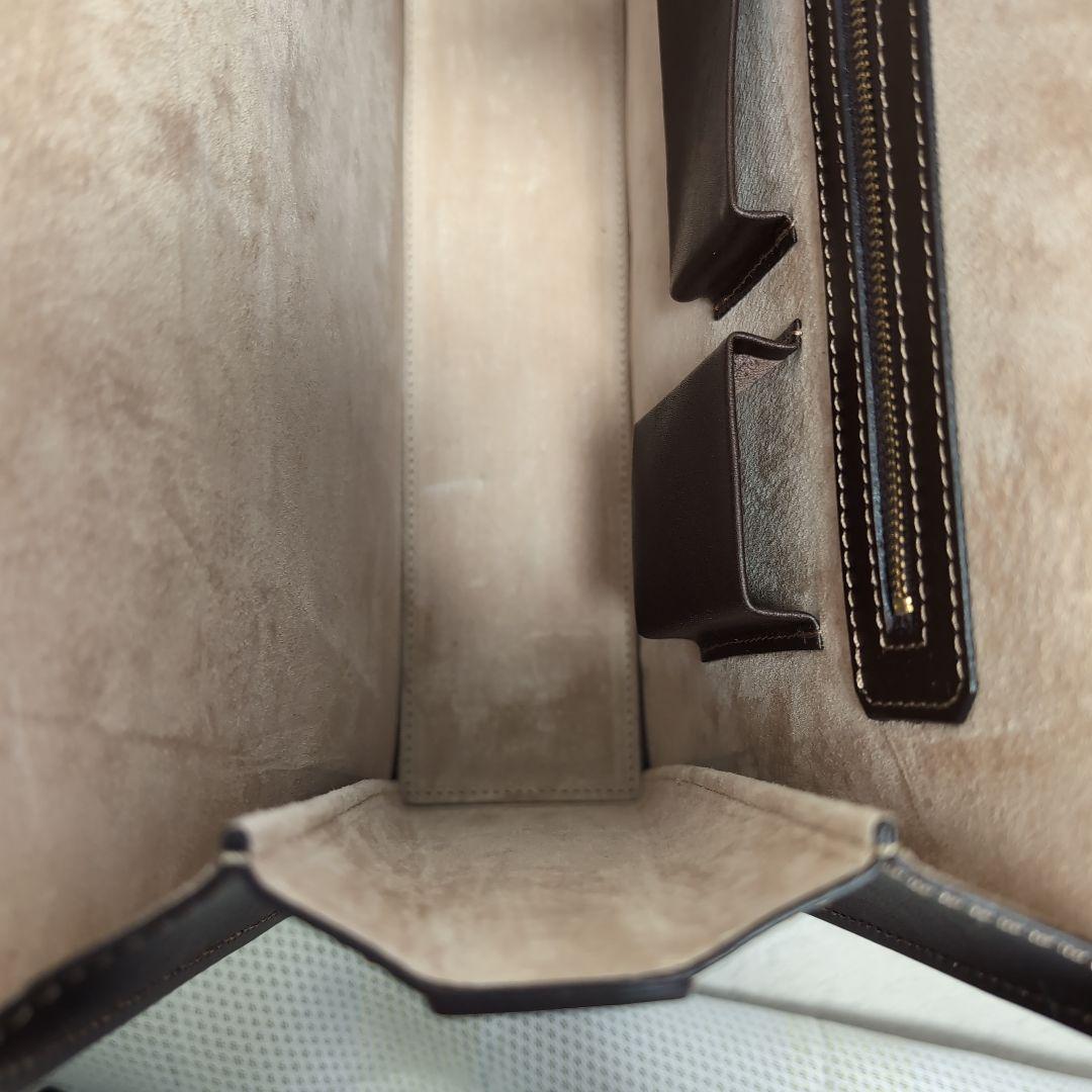 土屋鞄 スリムダレスバッグ ダークブラウン