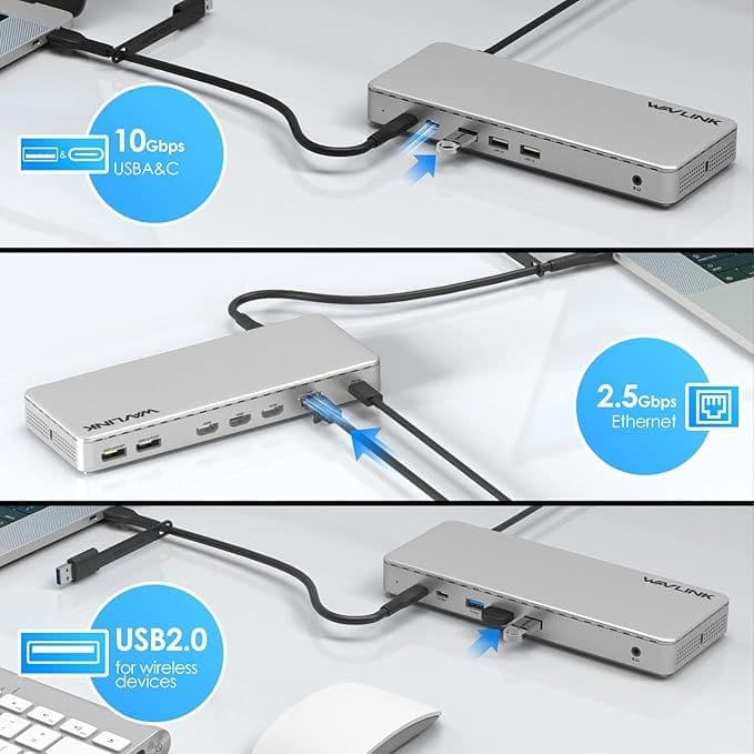 DisplayLink　トリプル4K@60Hzユニバーサルドッキングステーション
