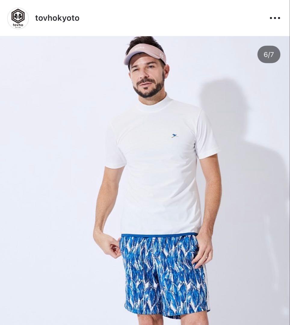 tovho トヴホ リーフ PT シャツ ショート パンツ セットアップ ゴルフ