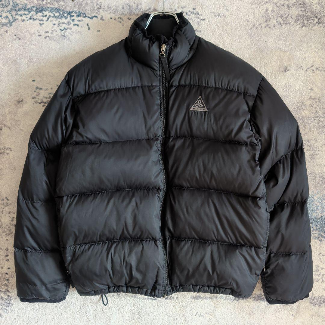 90s NIKE ACG ダウンジャケット 刺繍ロゴ 旧タグ y2k 入手困難