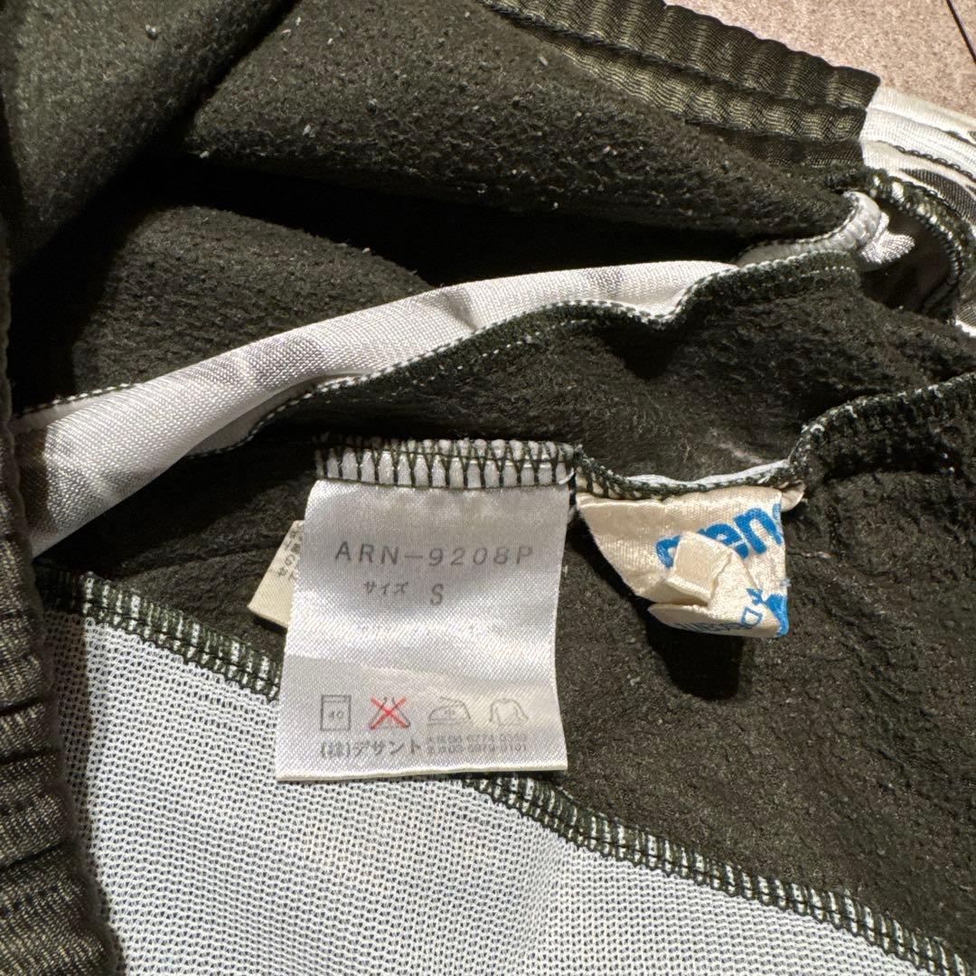 Arena 上下セットアップ　ジャージ　カーキ　白　ビンテージ 90s S