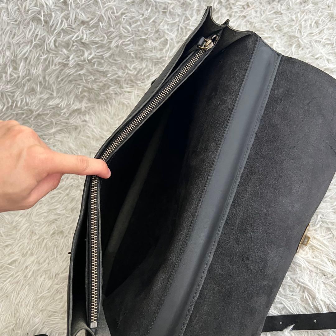 ポロラルフローレン ヘリテージ ブリーフケース ビジネスバッグ 黒 2way