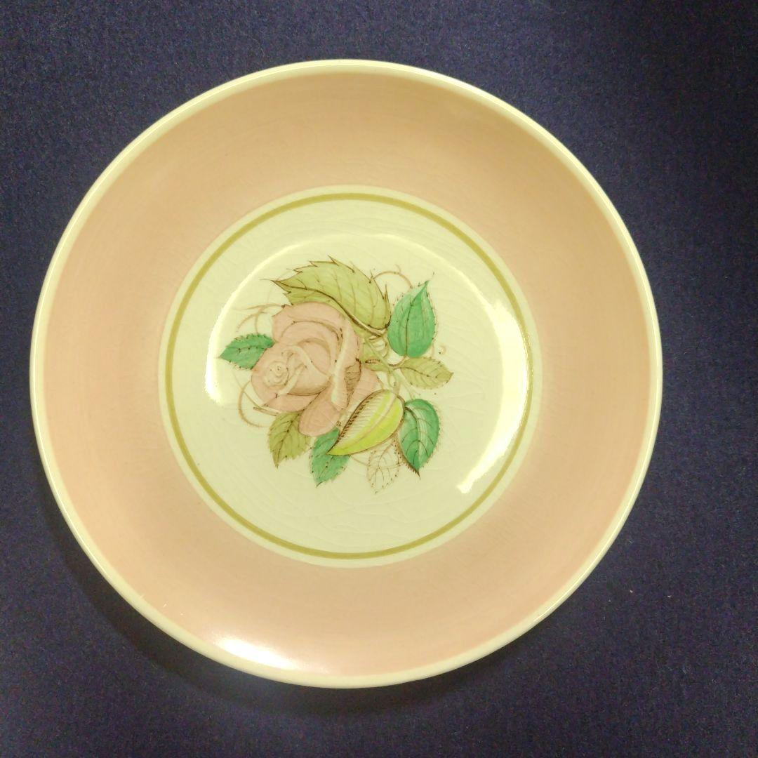 ほぼ未使用、スージークーパー「パトリシアローズ」直径20cmプレート、4枚セット