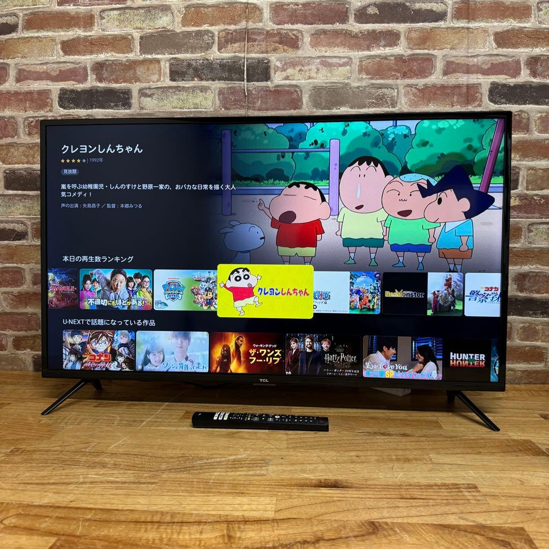 TCL 40V型 液晶テレビ スマートテレビ 40S515 ネット動画アプリ搭載