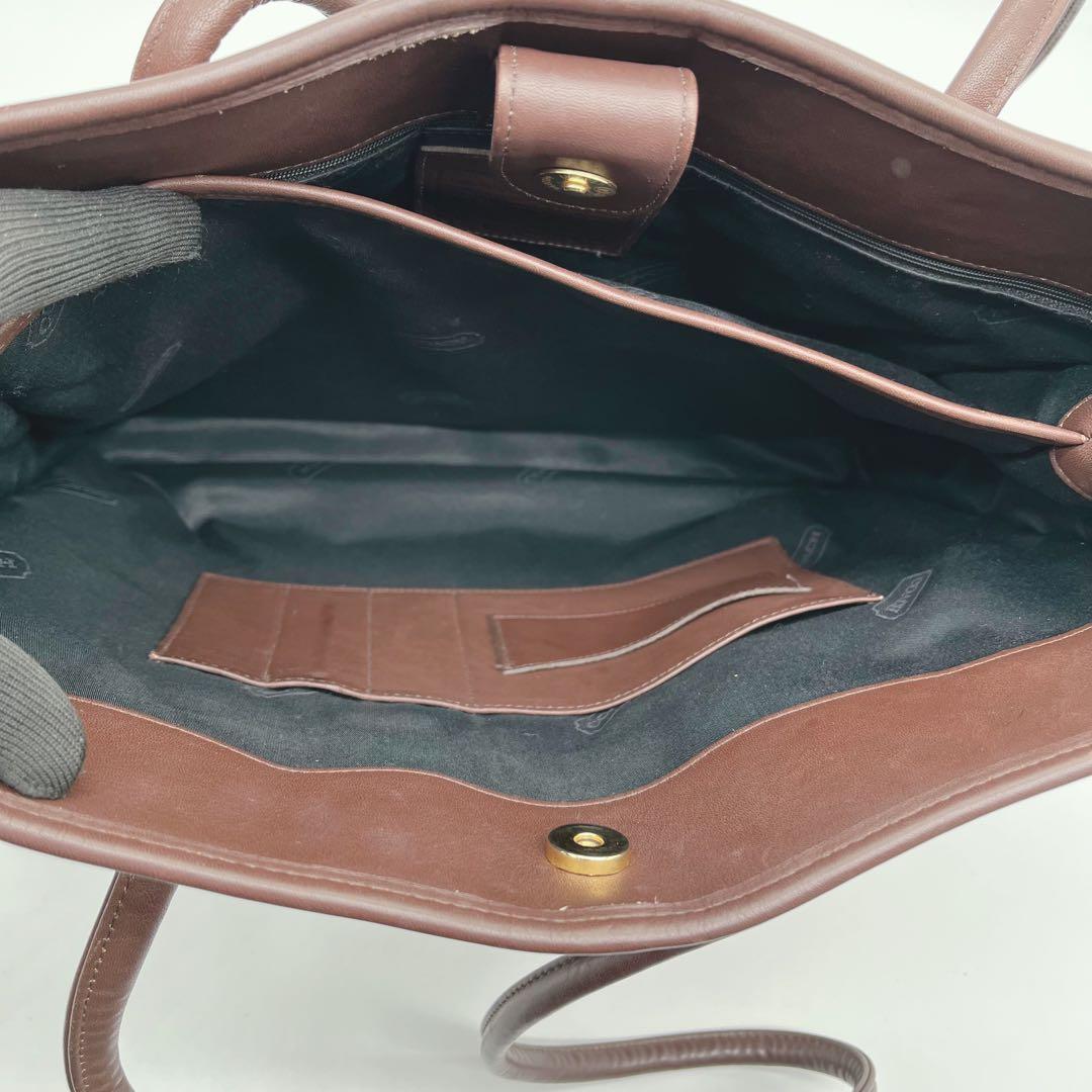 COACH オールドコーチ ショルダーバッグ ブラウン USA製 ヴィンテージ