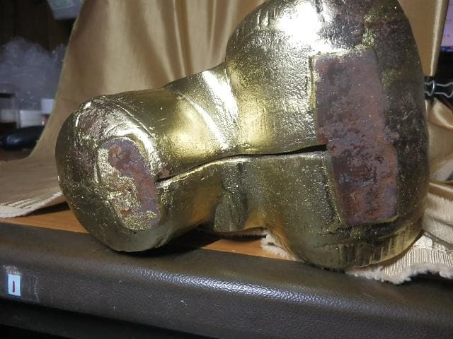 パリピ　ダイコークゥ　イェーイ　宴大好き　大黒様　ピカピカキンキン　高約39cm