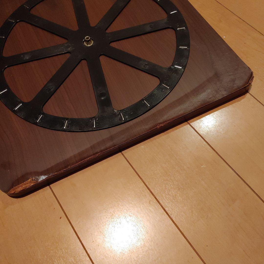 ダークブラウン 回転式本棚 ７段