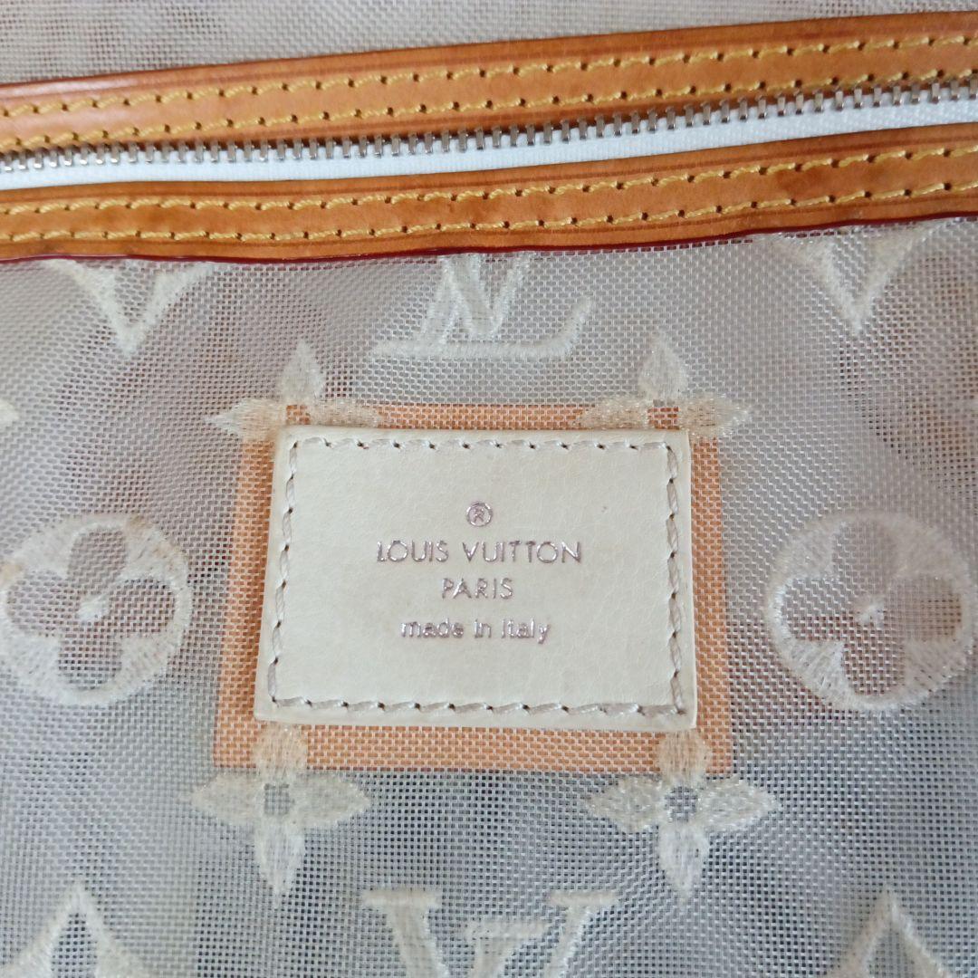 Louis Vuitton 　ロックイットバッグ　透明 　ロゴ入りメッシュ　夏